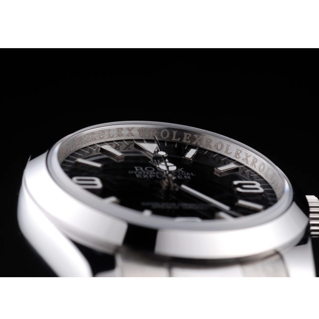 Best AAA Replica Sites Black 98087 Stainless Rolex Polished Explorer Steel Dial 0612